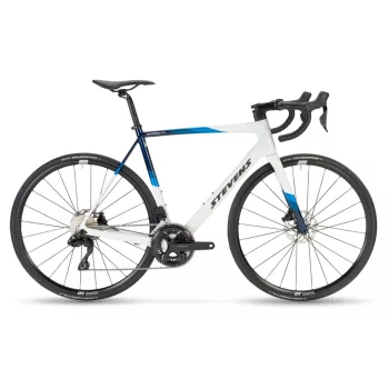   Stevens országúti kerékpár Izoard 105 Di2, 56, carrara white blue  