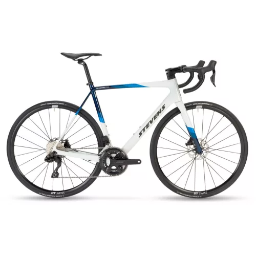 Stevens országúti kerékpár Izoard 105 Di2, 56, carrara white blue  