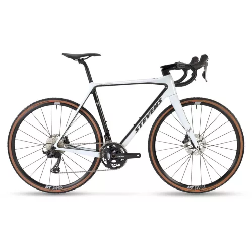 Stevens gravel-cyclocross kerékpár Super Prestige 2*12, 60, carrara white carbon  