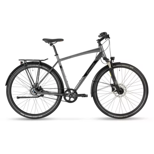Stevens városi kerékpár Boulevard Luxe, férfi, G58, city silver  