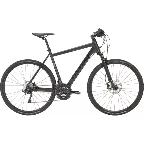 Stevens cross trekking kerékpár 8X, férfi, G58, stealth black  
