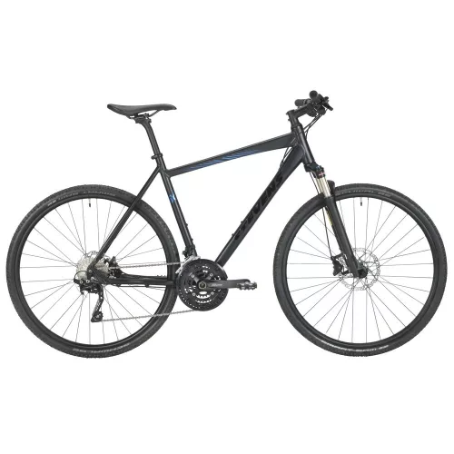 Stevens cross trekking kerékpár 6X, férfi, G55, stealth black  