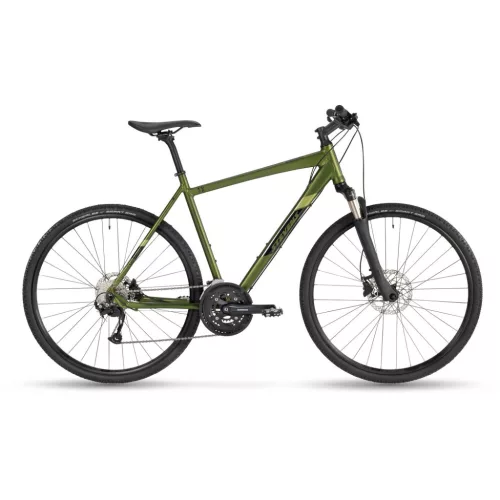 Stevens cross trekking kerékpár 5X, férfi, G61, olive  