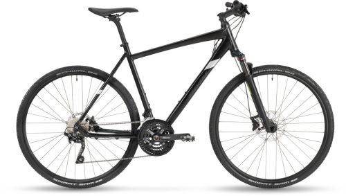Stevens cross trekking kerékpár 6X, férfi, G55, stealth black