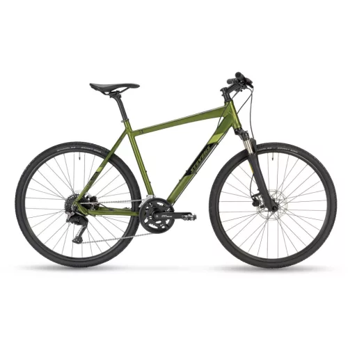 Stevens cross trekking kerékpár 5X, férfi, G61, olive  