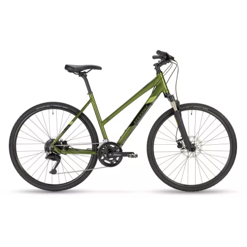 Stevens cross trekking kerékpár 5X, női, L50, olive  