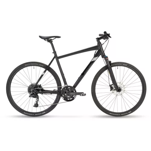 Stevens cross trekking kerékpár 6X, férfi, G61, stealth black  