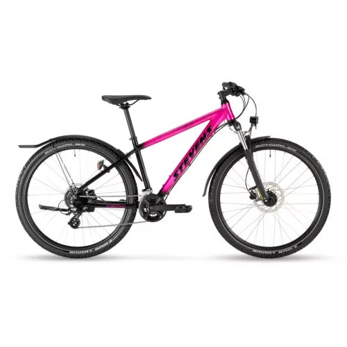Stevens gyerek-junior kerékpár Furious 27.5", 14", chrome pink black  