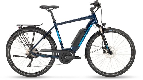 Stevens E-Lavena e-trekking kerékpár, férfi, G55, frisco blue, 1x10 sebességes, hidraulikus tárcsafékes, teleszkópos, Bosch G3 Active Line Plus(250W/50Nm), 500Wh (alsó vázcső)