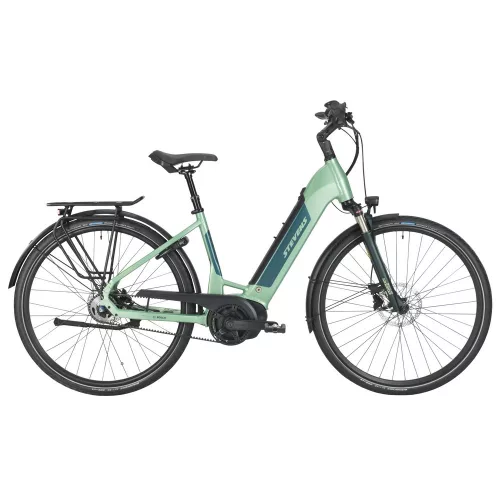 Stevens elektromos városi kerékpár E-Courier Luxe, unisex, F56, mid heather green  