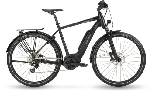 Stevens elektromos crossover kerékpár E-6X Tour, férfi, G55, stealth black