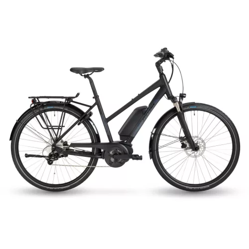 Stevens elektromos trekking kerékpár E-Molveno, női, L46, velvet black  