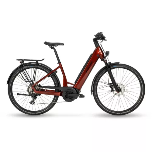Stevens elektromos trekking kerékpár E-Triton 6.5.1, unisex, F46, redwood  