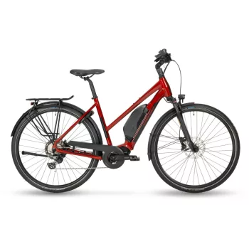   Stevens elektromos trekking kerékpár E-Bormio Luxe, női, L50, metallic red  