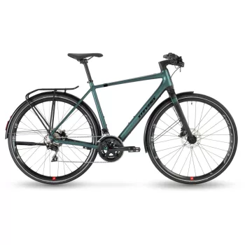   Stevens elektromos light assist városi kerékpár E-Strada 6.3.4 FEQ, unisex, 50, ivy green  