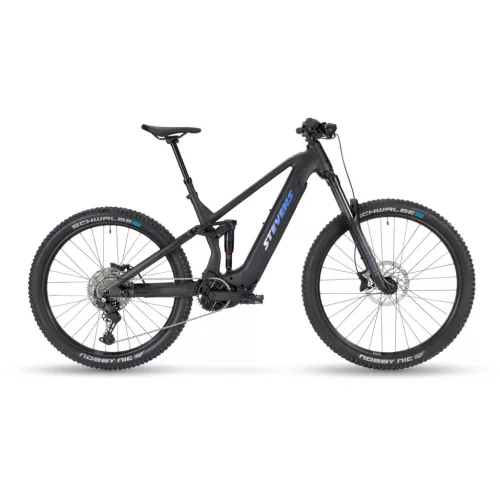 Stevens elektromos MTB fully kerékpár E-Inception AM 6.6.1 ACT, 16", stealth black  