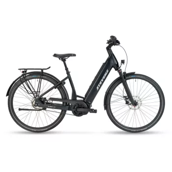   Stevens elektromos városi kerékpár E-Courier Luxe, unisex, F52, stealth black  