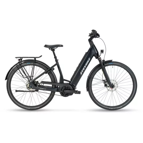 Stevens elektromos városi kerékpár E-Courier Luxe, unisex, F56, stealth black  