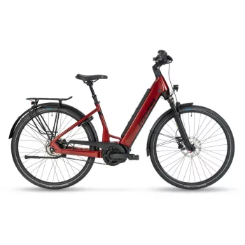   Stevens elektromos városi kerékpár E-Courier Luxe, unisex, F46, burgundy  