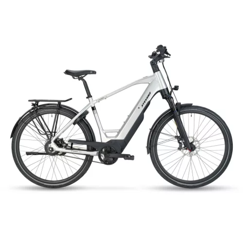 Stevens elektromos városi kerékpár E-Courier Plus, férfi, G61, electric silver  