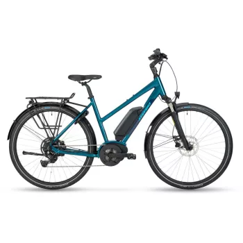   Stevens elektromos trekking kerékpár E-Molveno, női, L54, polar petrol  