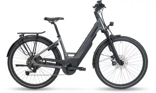 Stevens elektromos trekking kerékpár E-Triton 9.8.1 Plus, unisex, F56, urban grey  