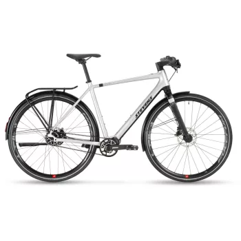   Stevens elektromos light assist városi kerékpár E-Strada 7.3.4 FEQ, unisex, 56, vogue silver black  