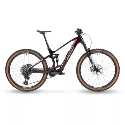 Stevens elektromos light assist MTB fully kerékpár E-Maverick AM 9.4.3, R4, dark lava red  