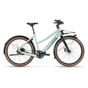   Stevens elektromos light assist városi kerékpár E-Simeto, női, XL, sage green  