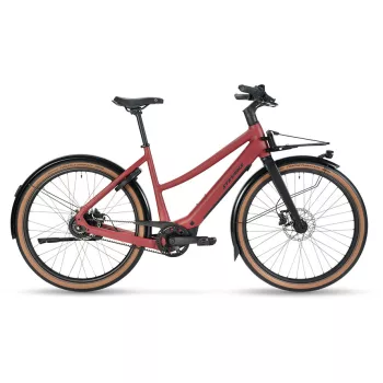   Stevens elektromos light assist városi kerékpár E-Simeto, női, S, bordeaux red  