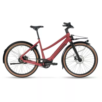   Stevens elektromos light assist városi kerékpár E-Simeto, női, L, bordeaux red  