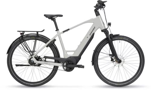 Stevens elektromos városi kerékpár E-Courier 6.5.1 Plus, férfi, 61, sand grey  