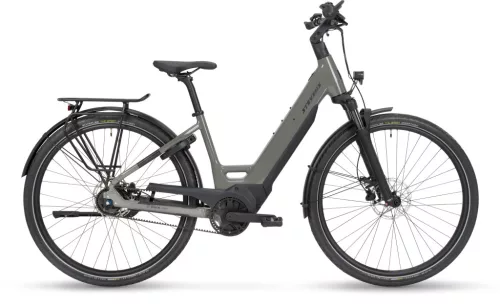 Stevens elektromos városi kerékpár E-Courier 6.5.1 Plus, unisex, 46, ash grey  