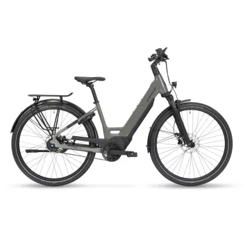   Stevens elektromos városi kerékpár E-Courier 6.5.1 Plus, unisex, 52, ash grey  