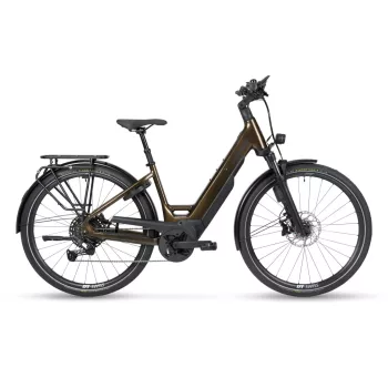   Stevens elektromos trekking kerékpár E-Triton 8.8.1 Plus, unisex, 60, smoked oak brown  