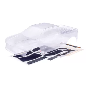 Karosszéria átlátszó matricákkal