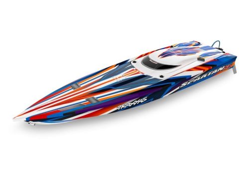 TRAXXAS SPARTAN SR orange 36-Zoll Rennboot mit Self-Righting