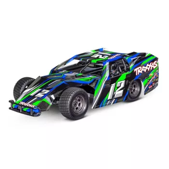 TRAXXAS Slash Modified BL-2S zöld 1/10 Dirt Oval Racer RTR