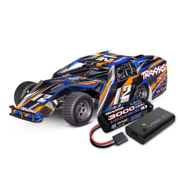   Traxxas slash módosított bl-2s kék 1/10 dirt oval racer RTR
