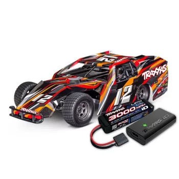   Traxxas slash módosított bl-2s narancs 1/10 dirt oval racer RTR