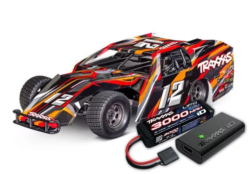 Traxxas slash módosított bl-2s narancs 1/10 dirt oval racer RTR