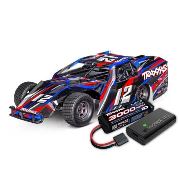   Traxxas slash módosított bl-2s piros 1/10 dirt oval racer RTR