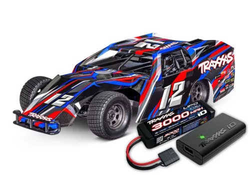 Traxxas slash módosított bl-2s piros 1/10 dirt oval racer RTR