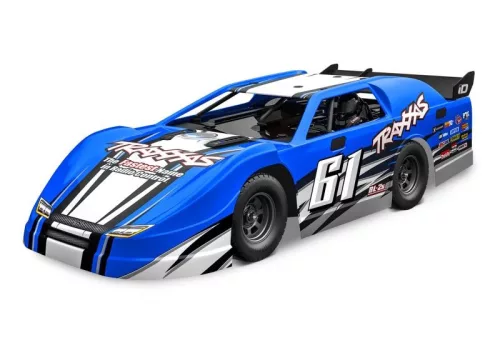 Traxxas slash módosított bl-2s kék 1/10 dirt oval racer RTR