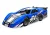 Traxxas slash módosított bl-2s kék 1/10 dirt oval racer RTR