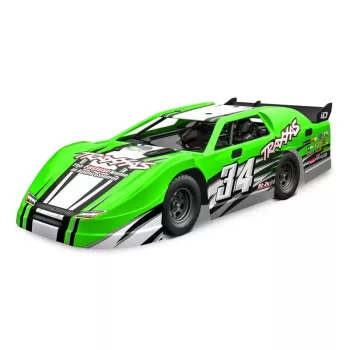   Traxxas slash módosított bl-2s zöld 1/10 dirt oval racer RTR