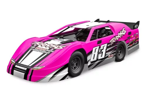 Traxxas slash módosított bl-2s rózsaszín 1/10 dirt oval racer RTR