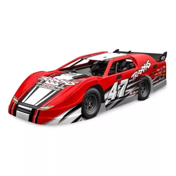   Traxxas slash módosított bl-2s piros 1/10 dirt oval racer RTR
