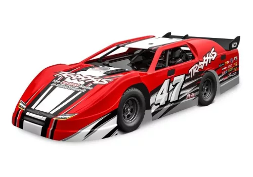 Traxxas slash módosított bl-2s piros 1/10 dirt oval racer RTR