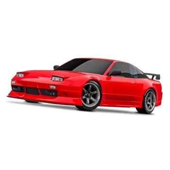 Traxxas 4-tec nissan 240sx piros 1/10 drift RTR